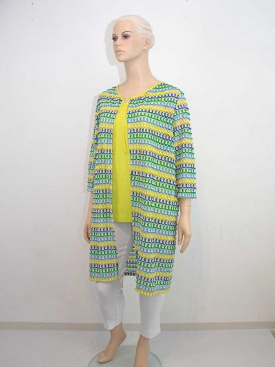 Verpass long Cardigan Mesh green blue plus size spring summer fashion online