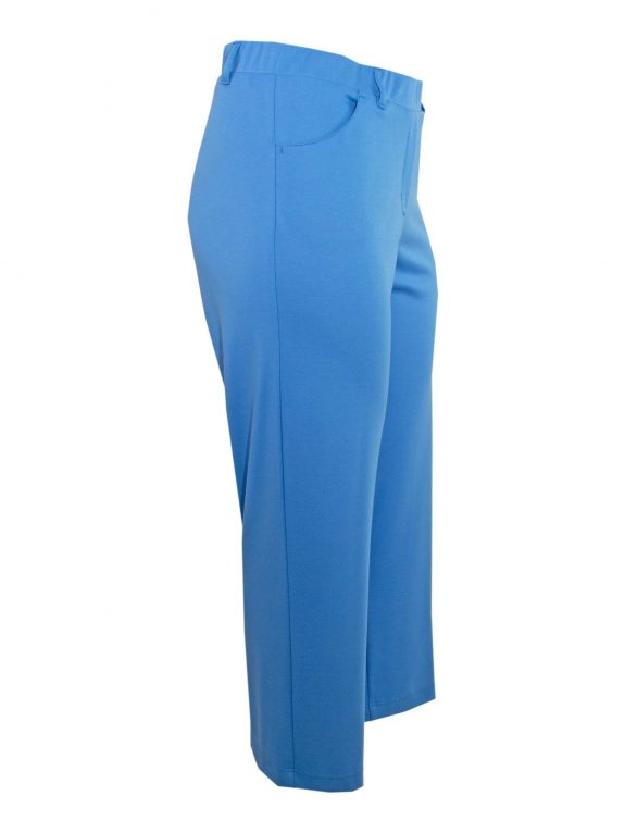 KjBRAND Culotte Trousers jersey sky blue plus size spring summer fashion online