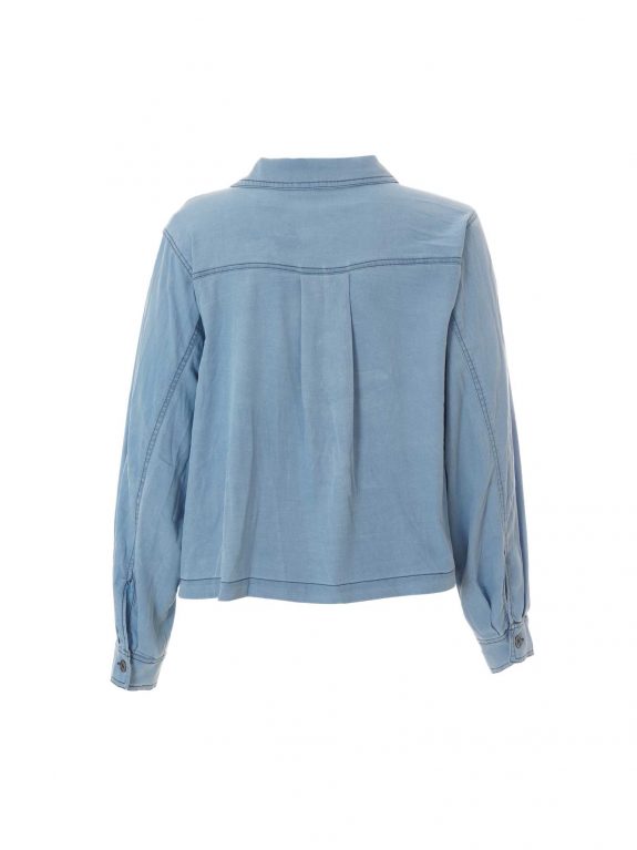 Gozzip Jacket short blue plus size spring summer fashion online