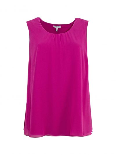KjBRAND Blusen-Top Chiffon pink 2-lagig große Größen Sommer Mode online
