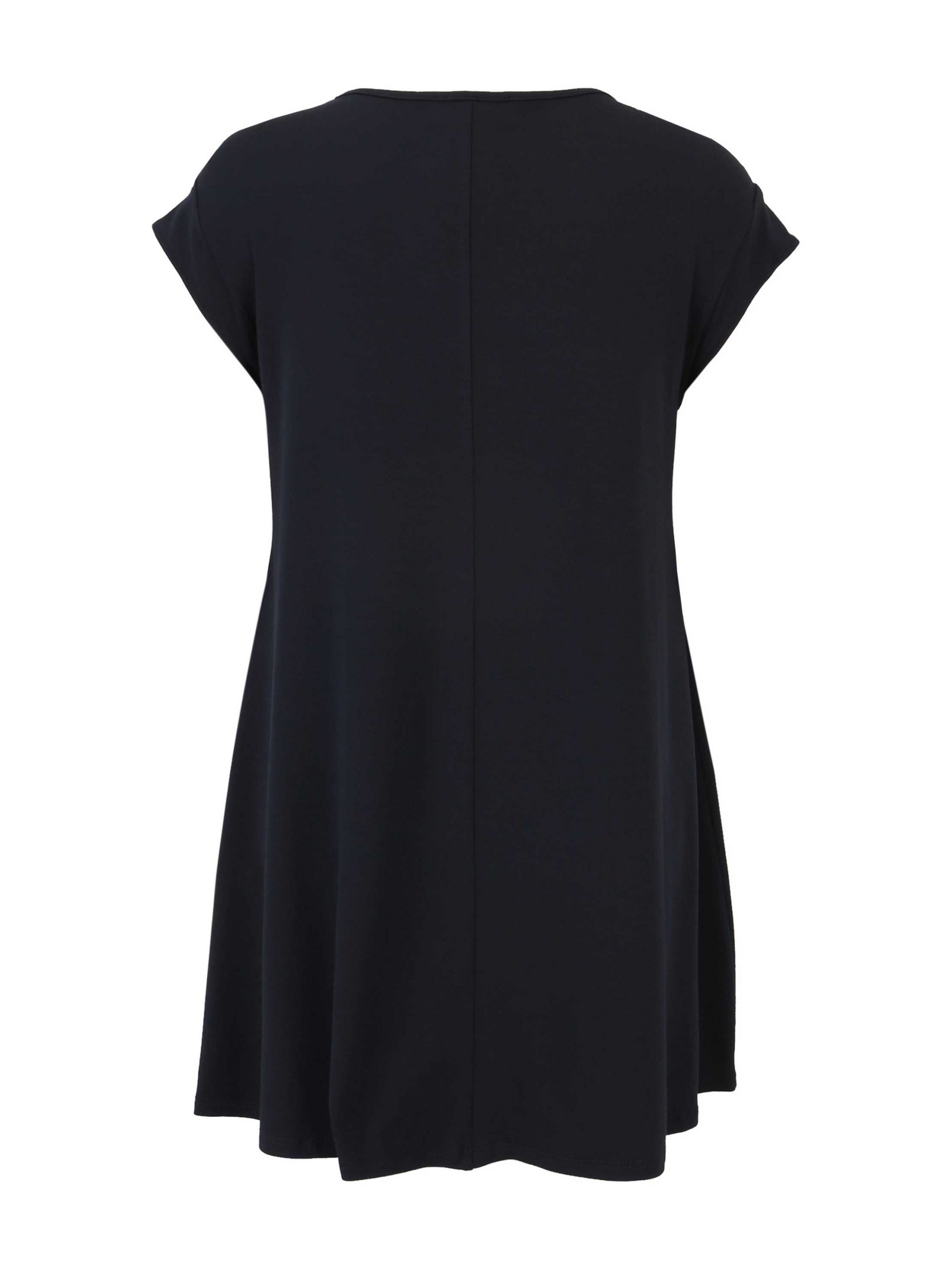 Doris Streich Tunika-Shirt verkreuzt A-Form schwarz Frühjahr Sommer große Größen Mode online