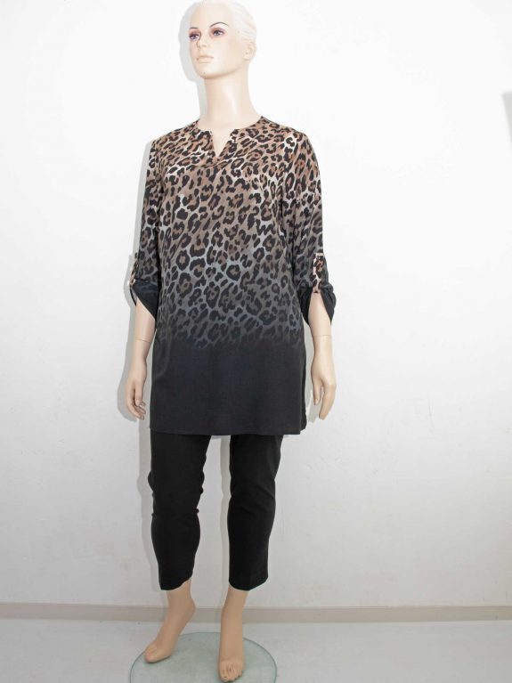 Doris Streich Tunika-Bluse Animal Print Farbverlauf Herbst Winter große Größen Mode online