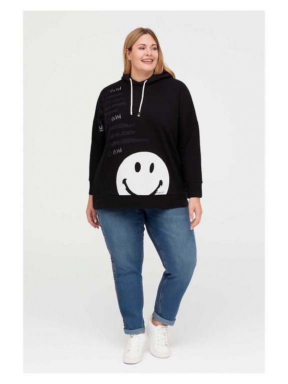 Doris Streich Sweatshirt Smilie Hoodie Herbst Winter große Größen online
