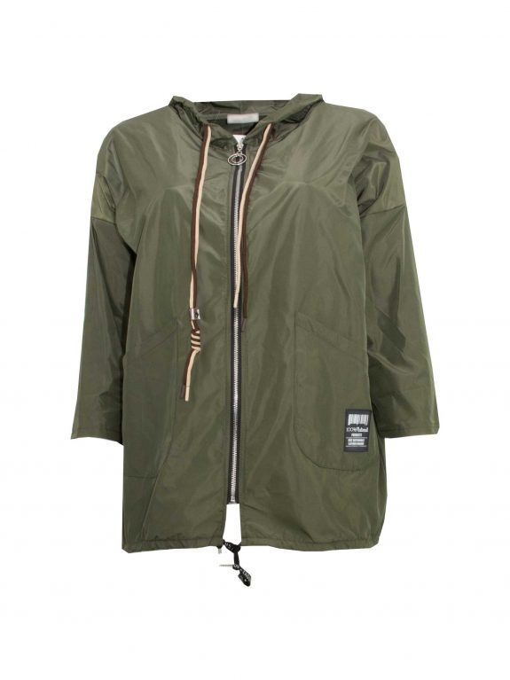 Rain jacket olive unlined hood fall spring plus size fashion online