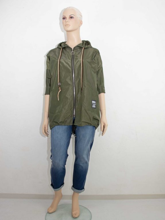 Rain jacket olive unlined hood fall spring plus size fashion online