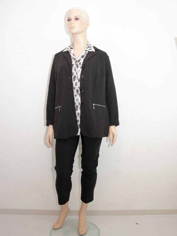 seeyou white blouse grey dots fall winter plus size fashion online