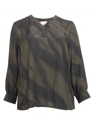seeyou tunic blouse long-sleeved olive black fall winter plus size fashion online