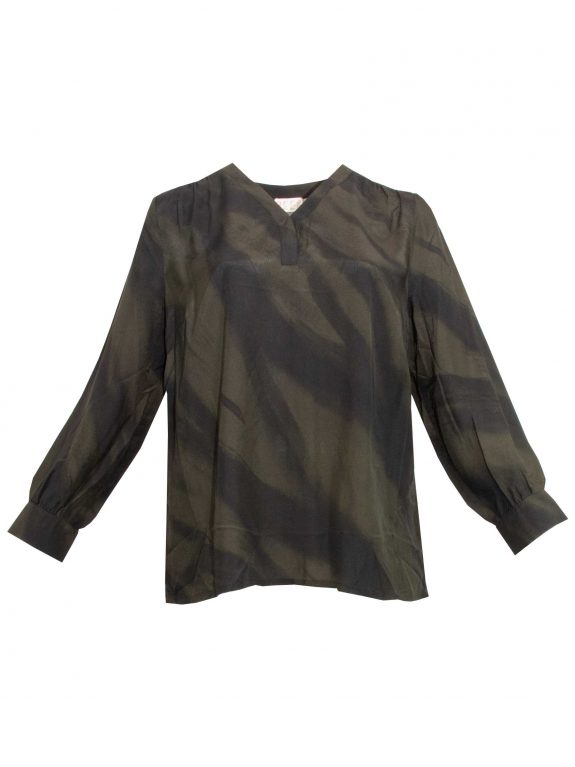 seeyou tunic blouse long-sleeved olive black fall winter plus size fashion online