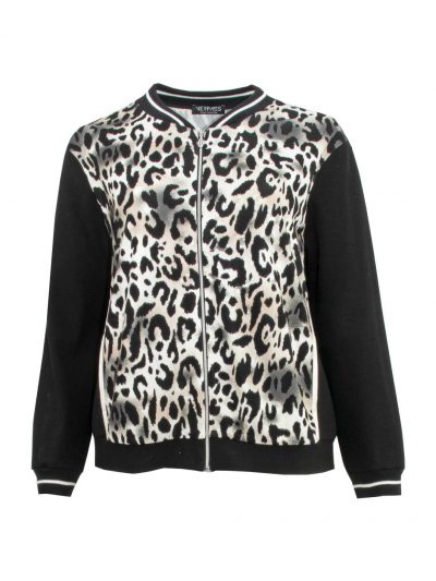 Verpass Jacket Animal Print Black fall winter plus size fashion online