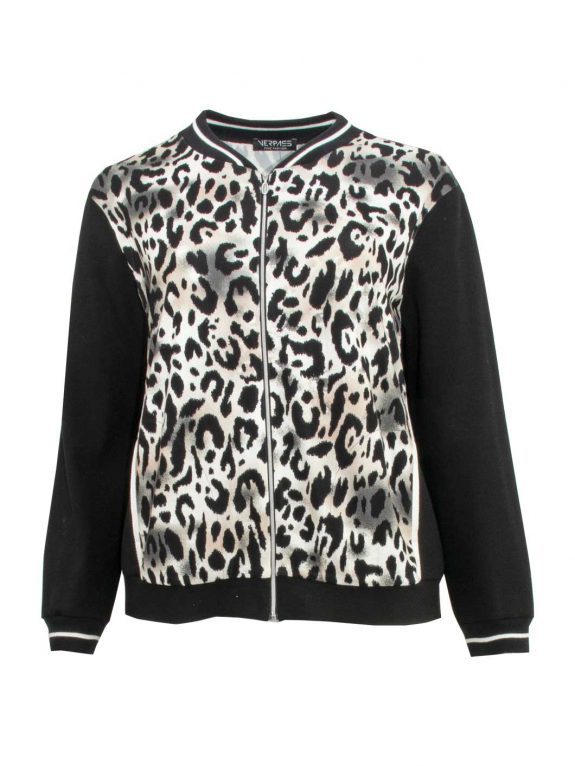 Verpass Jacket Animal Print Black fall winter plus size fashion online
