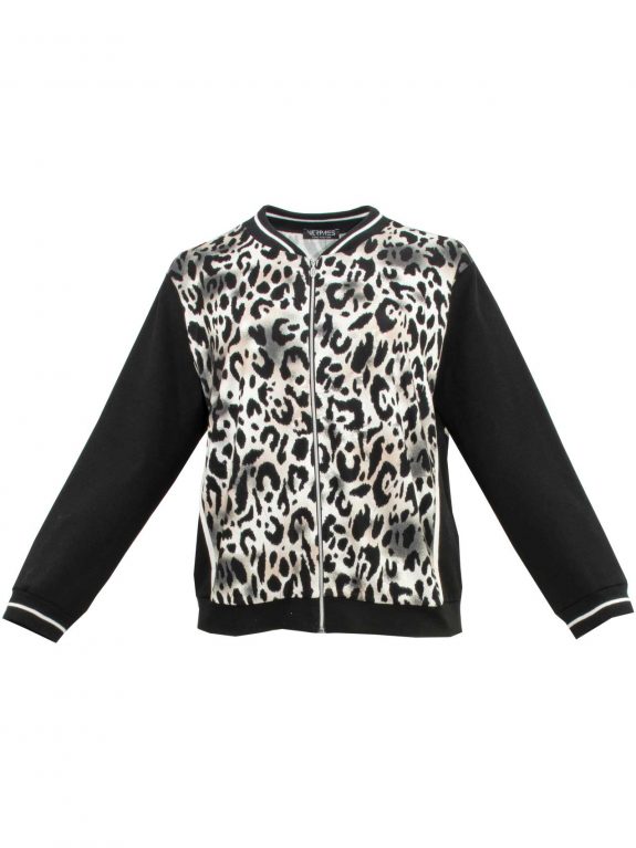 Verpass Jacket Animal Print Black fall winter plus size fashion online