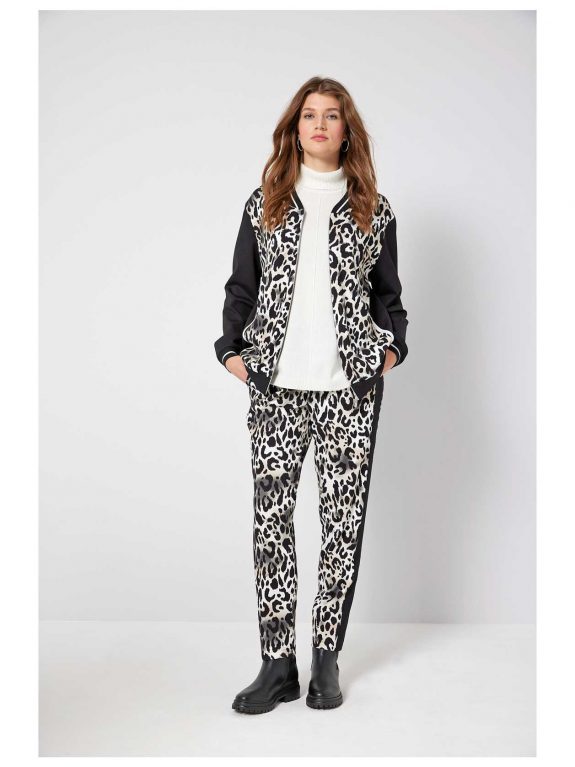 Verpass cardigan leo jersey pants animal black fall winter plus size fashion online