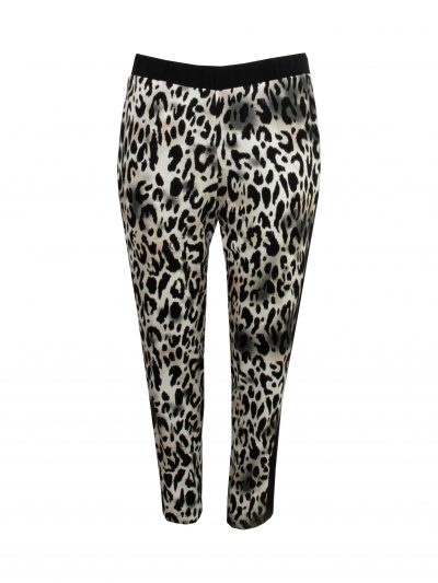 Verpass jersey pants animal black fall winter plus size fashion online