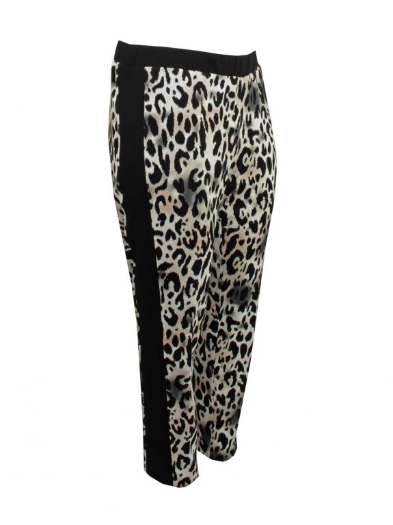 Verpass jersey pants animal black fall winter plus size fashion online