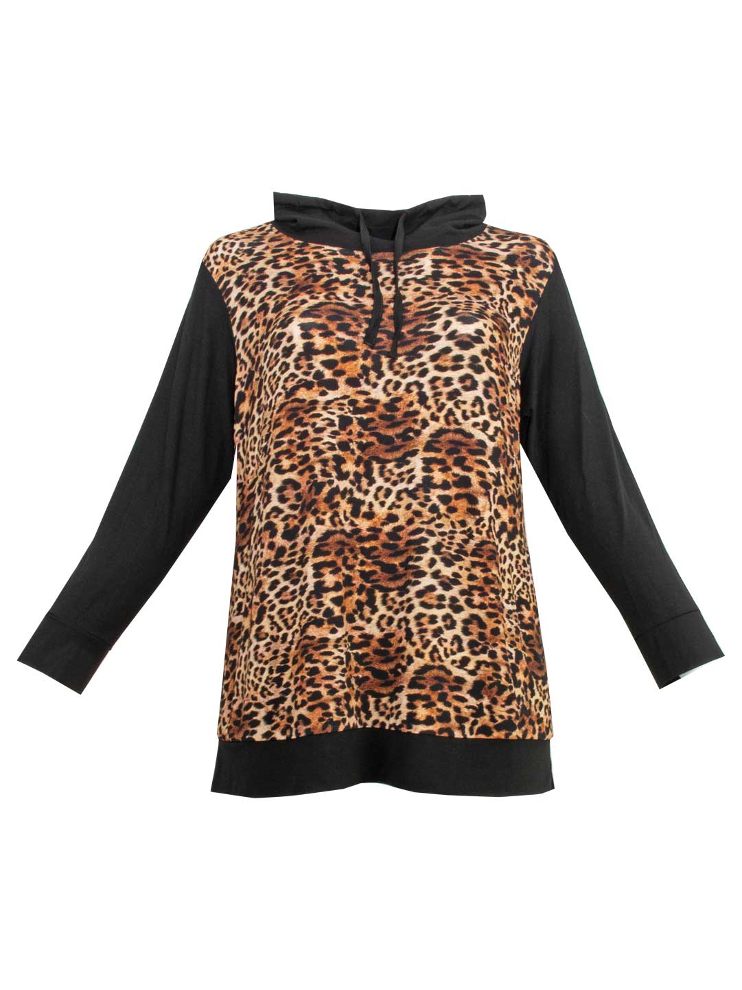 KjBRAND Rolli-Shirt Kordelzug Leo Langarm Herbst Winter große Größen Mode online
