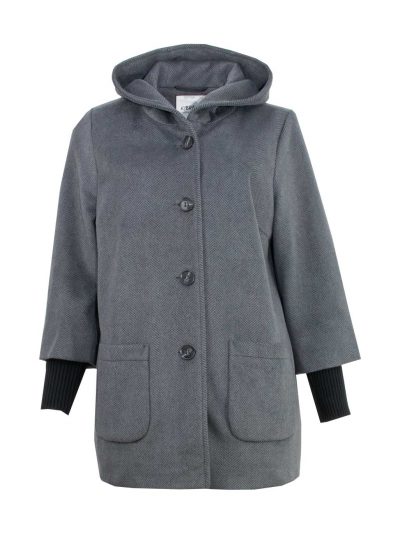 KjBRAND Winter-Jacke Kapuze Fischgrät Stulpen Herbst Winter große Größen Mode online