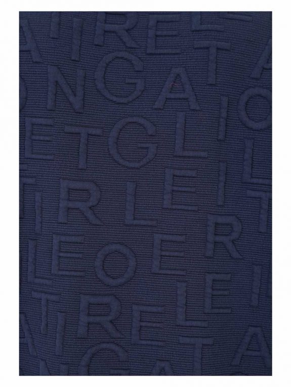 Doris Streich Pullover Shirt 3D Jacquard Ziffern dunkelblau Herbst Winter große Größen Mode online