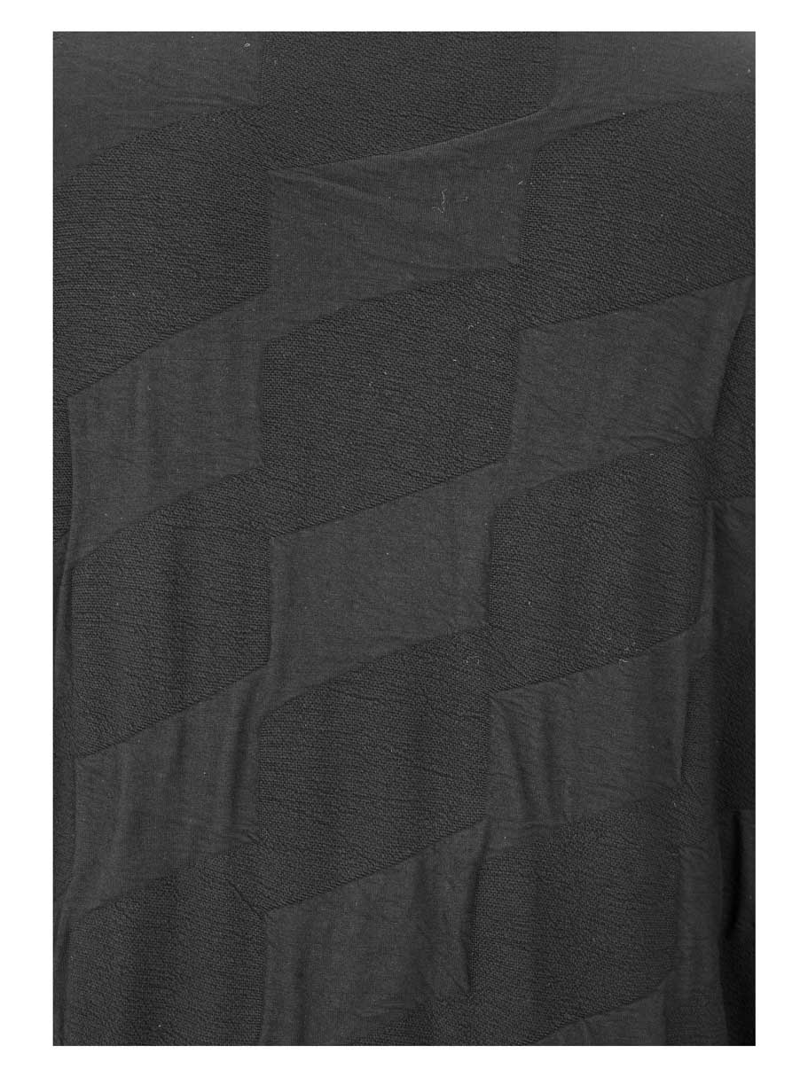 Doris Streich Shirt Bubble-Jacquard schwarz Langarm Herbst Winter große Größen Mode online
