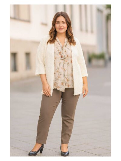 Verpass Outfit Fädchen-Jacke Elena Miro Schluppenbluse floral Herbst Winter große Größen Mode online