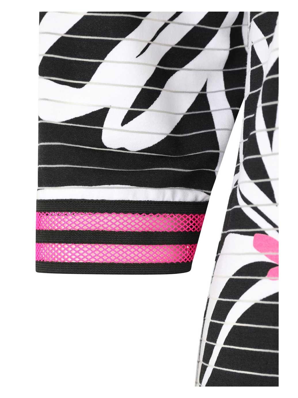 Doris Streich TwinSet Ausbrenner schwarzweiß pink Frühjahr Sommer große Größe Mode online