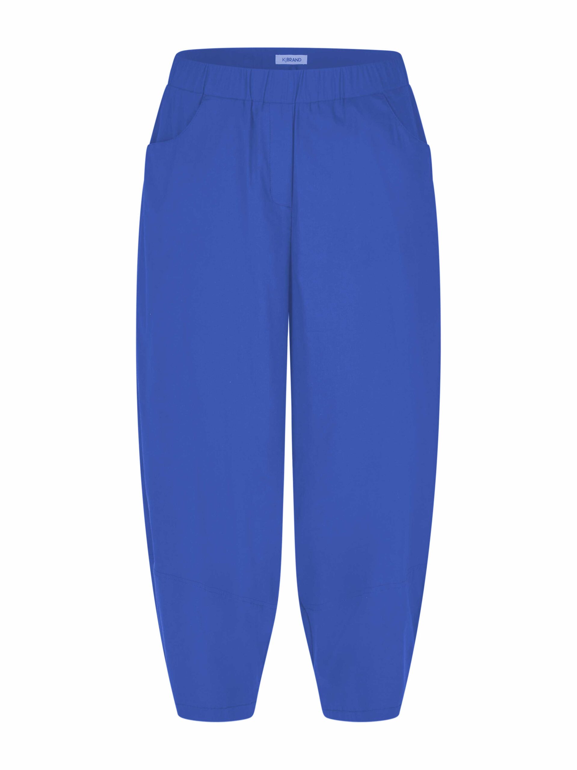 KjBRAND Hose Barrel Leg royalblau Ballonform Frühjahr Sommer große Größen Mode