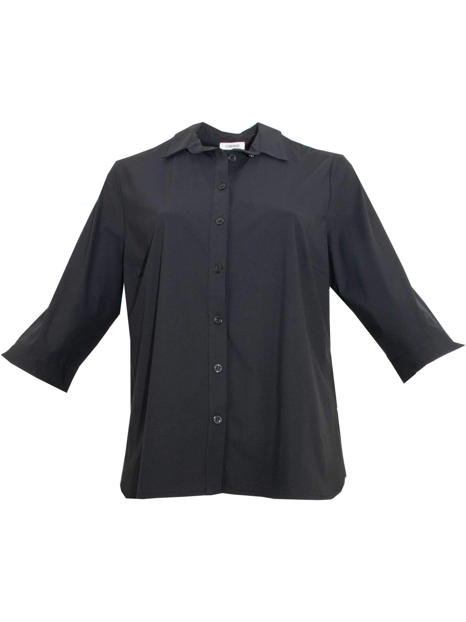 KjBRAND Blusen-Hemd Sensitive schwarz 3/4 Arm Frühjahr Sommer große Größen Mode