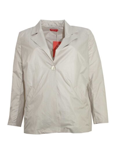 Mona Lisa Blazer creme papertouch Frühjahr Sommer große Größen Mode