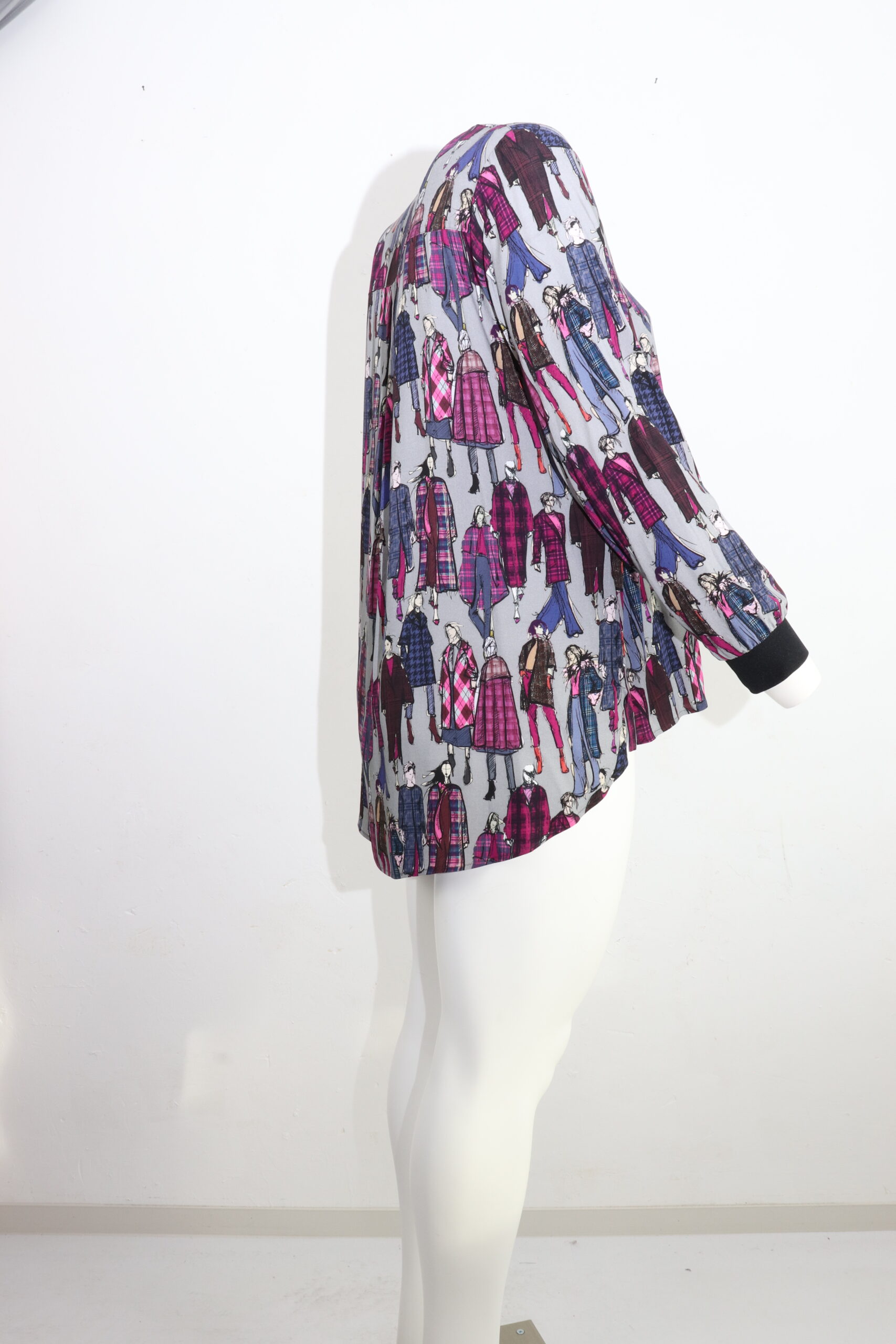 Doris Streich Tunika-Bluse Fashionistas aubergine große Größen Mode